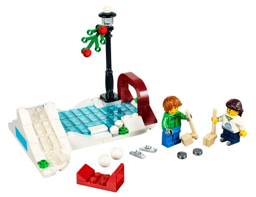 Boîte LEGO 40107 Le patinage en hiver
