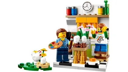 LEGO-Verpackung 40121 Ostereiermalerei