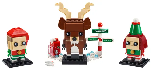 Boîte LEGO 40353 Renne, Elfe et Elfie