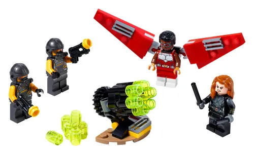 Scatola LEGO 40418 Team Falcon e Black Widow