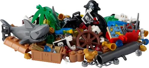 Boîte LEGO 40515 Pack d’accessoires VIP Pirates et trésor