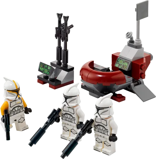 Boîte LEGO 40558 Le poste de commandement des soldats clones