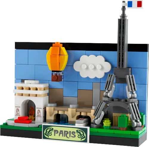 LEGO box 40568 Paris Postcard