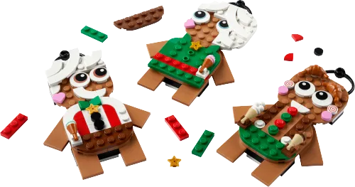 Scatola LEGO 40642 Ornamenti di pan di zenzero