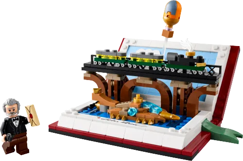 LEGO box 40690 Tribute to Jules Verne's Books