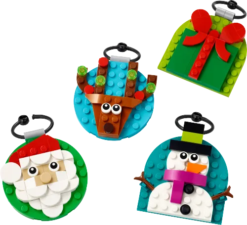 Scatola LEGO 40744 Selezione di decorazioni natalizie