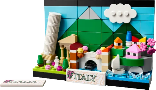 LEGO box 40818 Italy Postcard