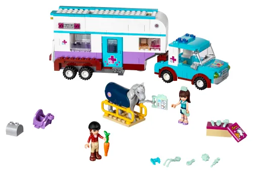 Scatola LEGO 41125 Rimorchio veterinario dei cavalli