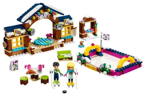 Boîte LEGO 41322 La patinoire de la station de ski