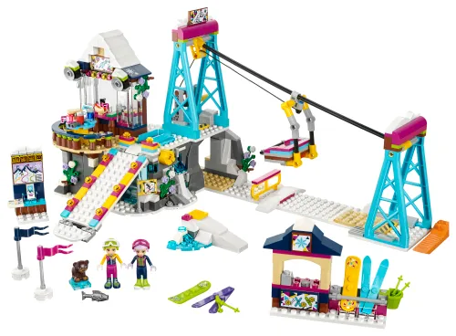 Scatola LEGO 41324 Lo ski lift del villaggio invernale
