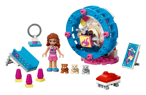 Boîte LEGO 41383 L'aire de jeu du hamster d'Olivia