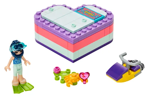 LEGO box 41385 Emma's Summer Heart Box