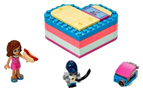 LEGO box 41387 Olivia's Summer Heart Box