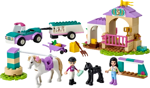 Boîte LEGO 41441 Le dressage de chevaux et la remorque