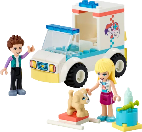 Boîte LEGO 41694 L’ambulance de la clinique vétérinaire