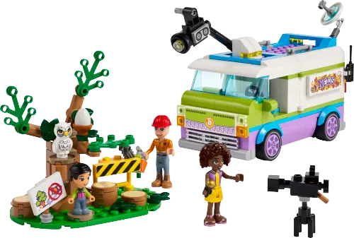 LEGO box 41749 Newsroom Van