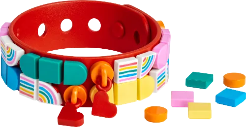 LEGO box 41953 Rainbow Bracelet with Charms