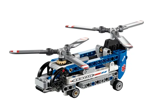 Boîte LEGO 42020 L'hélicoptère bi-rotors