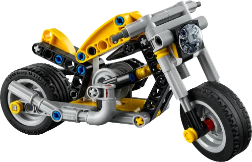 LEGO box 42225 Yellow Motorcycle
