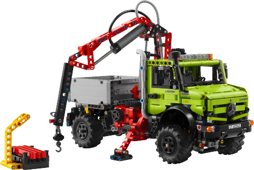 Scatola LEGO 42242 Mercedes-Benz Unimog U 5023 con gru