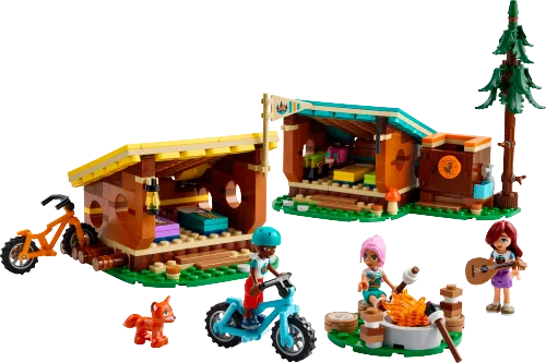 LEGO box 42624 Adventure Camp Cozy Cabins