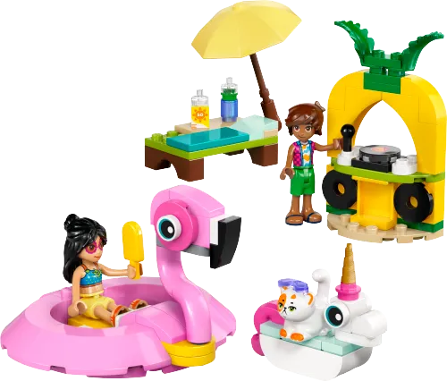 LEGO box 42658 Unicorn & Flamingo Pool Party