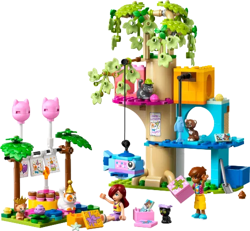 LEGO box 42666 Cat Birthday Party & Tree House