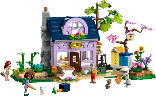 LEGO box 42669 Beekeepers' House and Flower Garden
