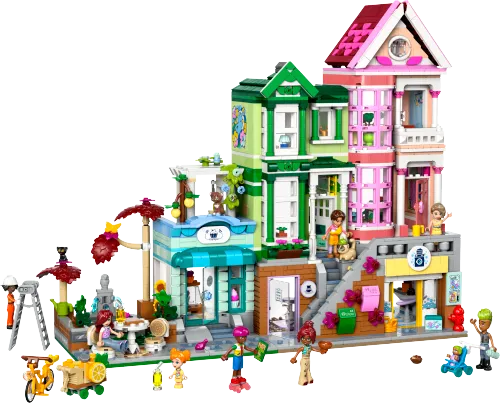 LEGO box 42670 Heartlake City Apartments and Stores