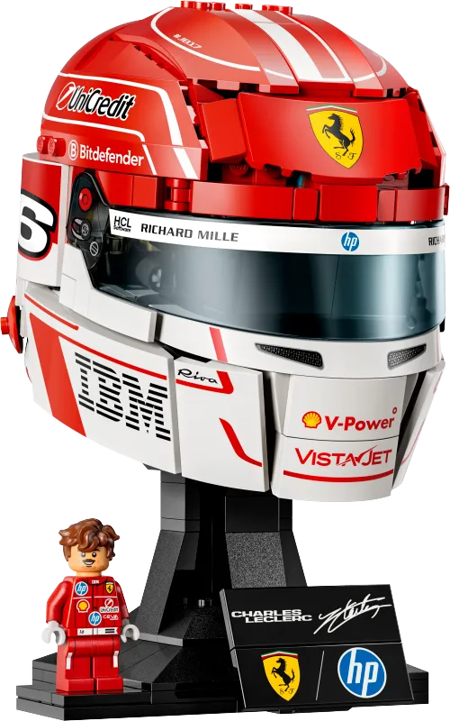 LEGO box 43014 Scuderia Ferrari HP Charles Leclerc Helmet