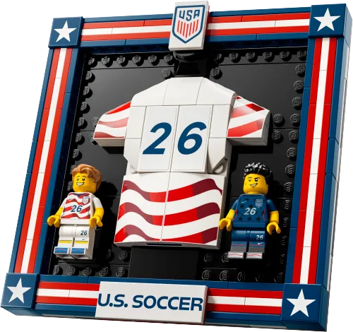 LEGO box 43033 2026 U.S. Soccer National Team Jersey
