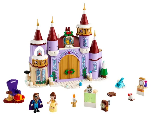 LEGO box 43180 Belle's Castle Winter Celebration