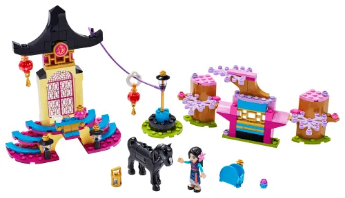 Boîte LEGO 43182 Le terrain d’entraînement de Mulan