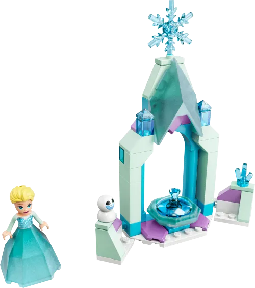 Scatola LEGO 43199 Il cortile del castello di Elsa