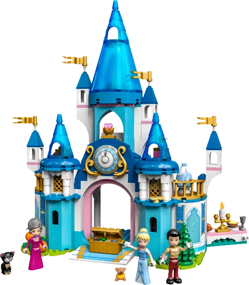 LEGO box 43206 Cinderella and Prince Charming's Castle