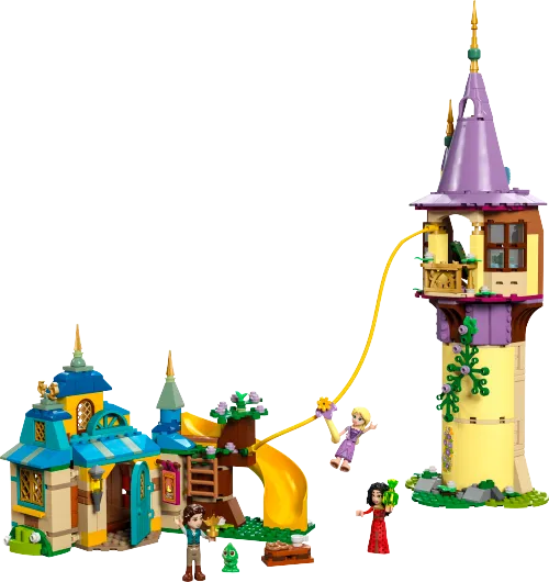 LEGO box 43241 Rapunzel's Tower & The Snuggly Duckling