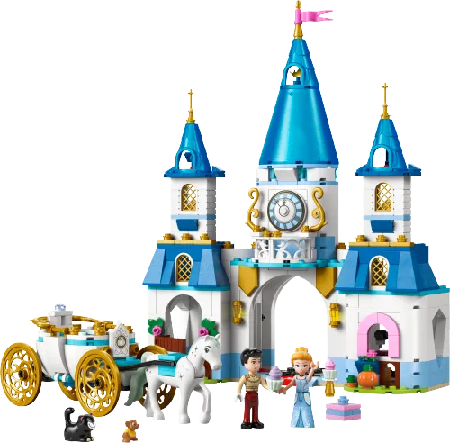 LEGO box 43275 Cinderella's Castle & horse Carriage