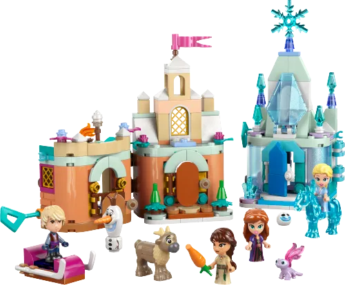 LEGO box 43278 Mini Arendelle Castle & Elsa's Ice Palace