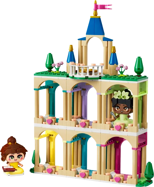 LEGO box 43291 Mini Belle & Tiana with Castle