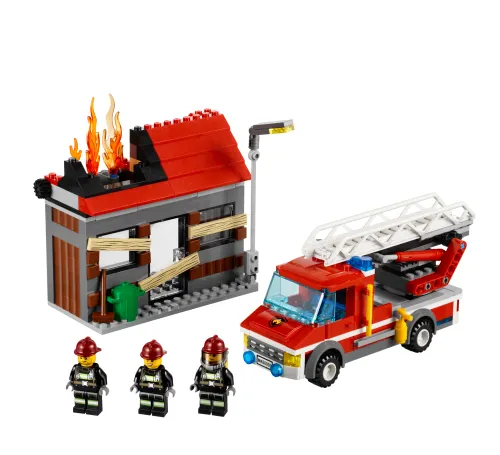 Boîte LEGO 60003 L'intervention du camion de pompier