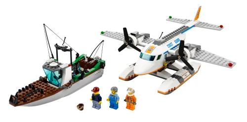 Boîte LEGO 60015 L'avion des garde-côtes