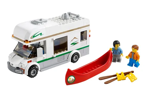 Boîte LEGO 60057 Le camping-car et son canoë