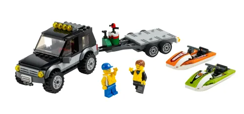 Boîte LEGO 60058 Le 4x4 de transport des scooters des mers