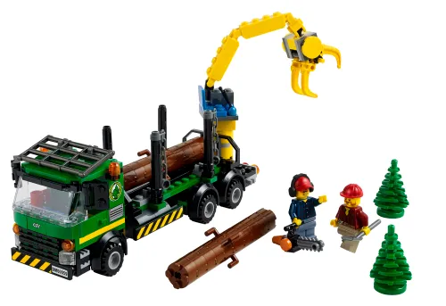 Boîte LEGO 60059 Le camion forestier