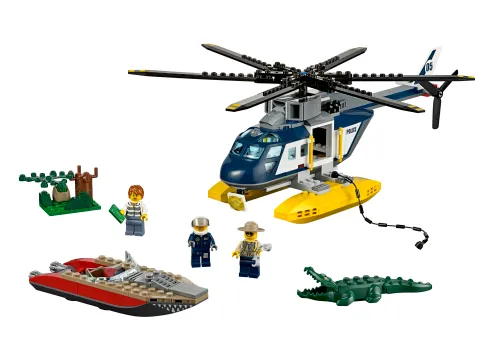 LEGO-Verpackung 60067 Verfolgungsjagd im Hubschrauber