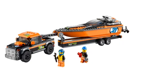 LEGO-Verpackung 60085 Allradfahrzeug mit Powerboot