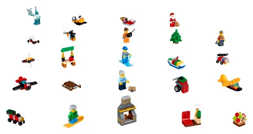 Boîte LEGO 60155 Le calendrier de l'Avent LEGO® City