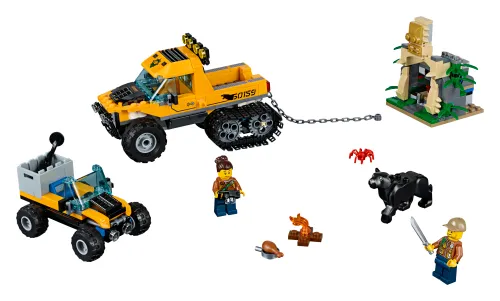 Scatola LEGO 60159 Missione nella giungla con il semicingolato