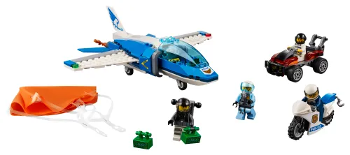 LEGO-Verpackung 60208 Polizei Flucht mit dem Fallschirm