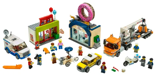 LEGO box 60233 Donut shop opening